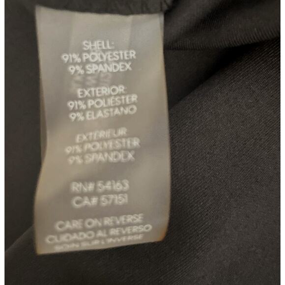 CALVIN KLEIN, SIZE 10, BLACK DRESS, HORSESHOE NECK - Picture 6 of 10